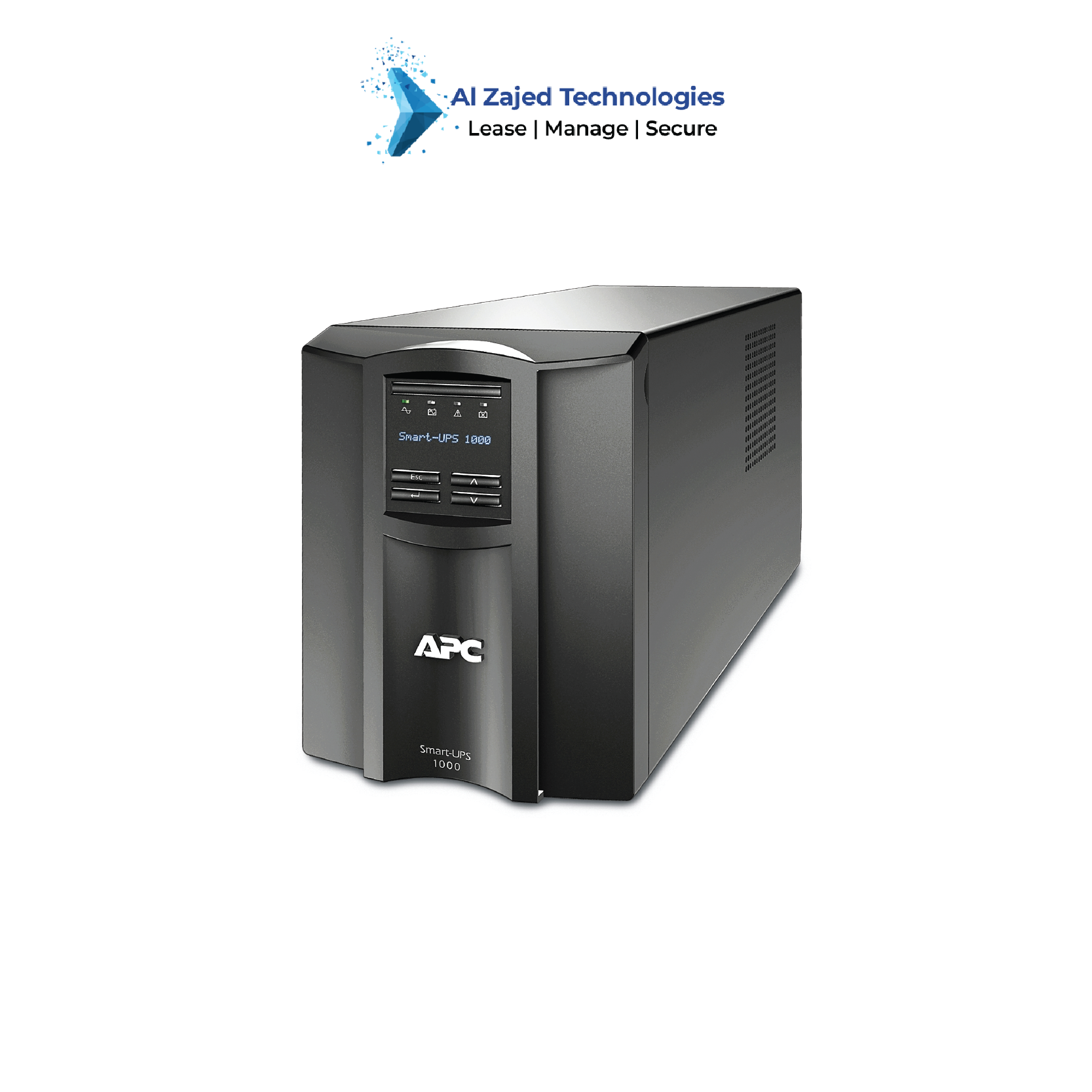 APC Smart UPS, Line Interactive, 1000VA / 700 Watts Power, 230 Voltage, 8x IEC C13 Outlets, Smart Connect Port + Smart Slot Interface, AVR / LCD, 3 Hours Charge Time, Black | SMT1000IC